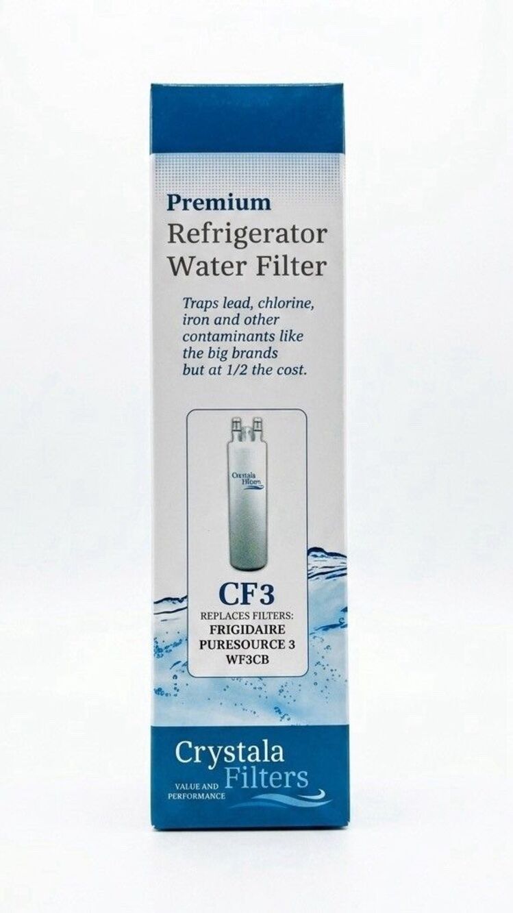 CRYSTALA CF3 Frigidaire Replacement Refrigerator Water Filter WF3CB NEW SEALED